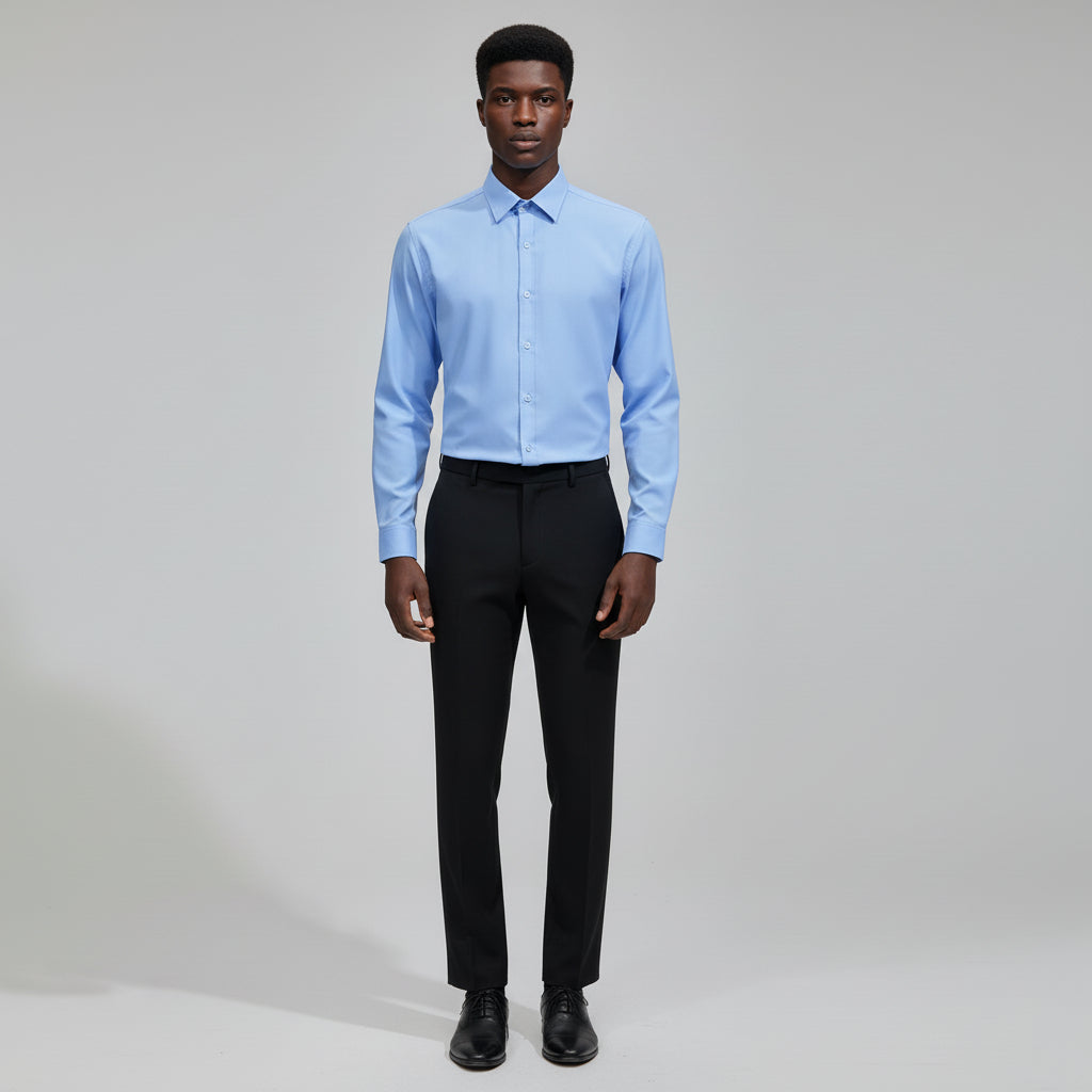 Non - Iron Long Sleeve Professional Shirt - Next Wave