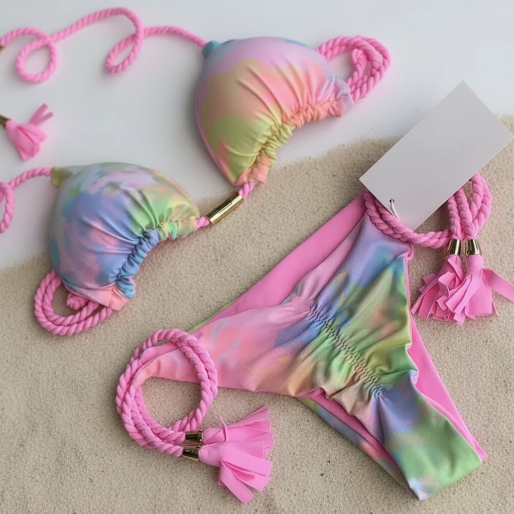 Bikini Rope Swimsuit - Multicolor