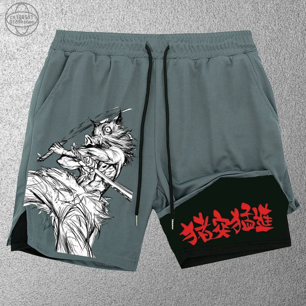 Printed Sports Shorts