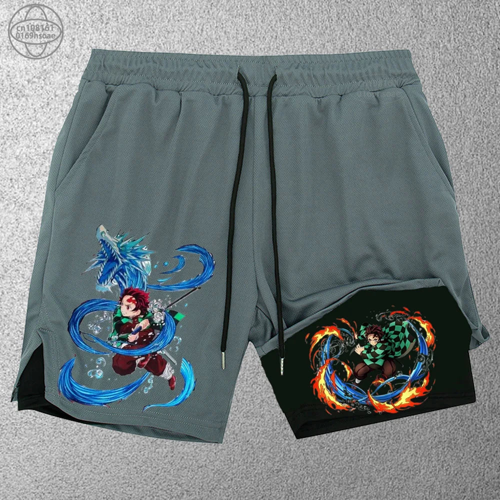 Printed Sports Shorts