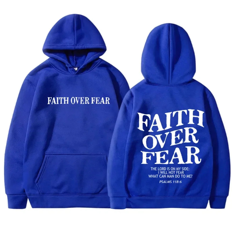 FAITH OVER FEAR Hoodie - Multicolor