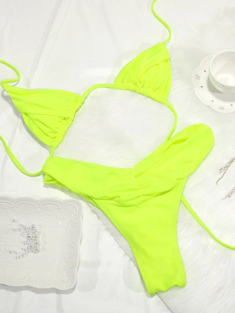 Bikini Set Solid - Multicolor