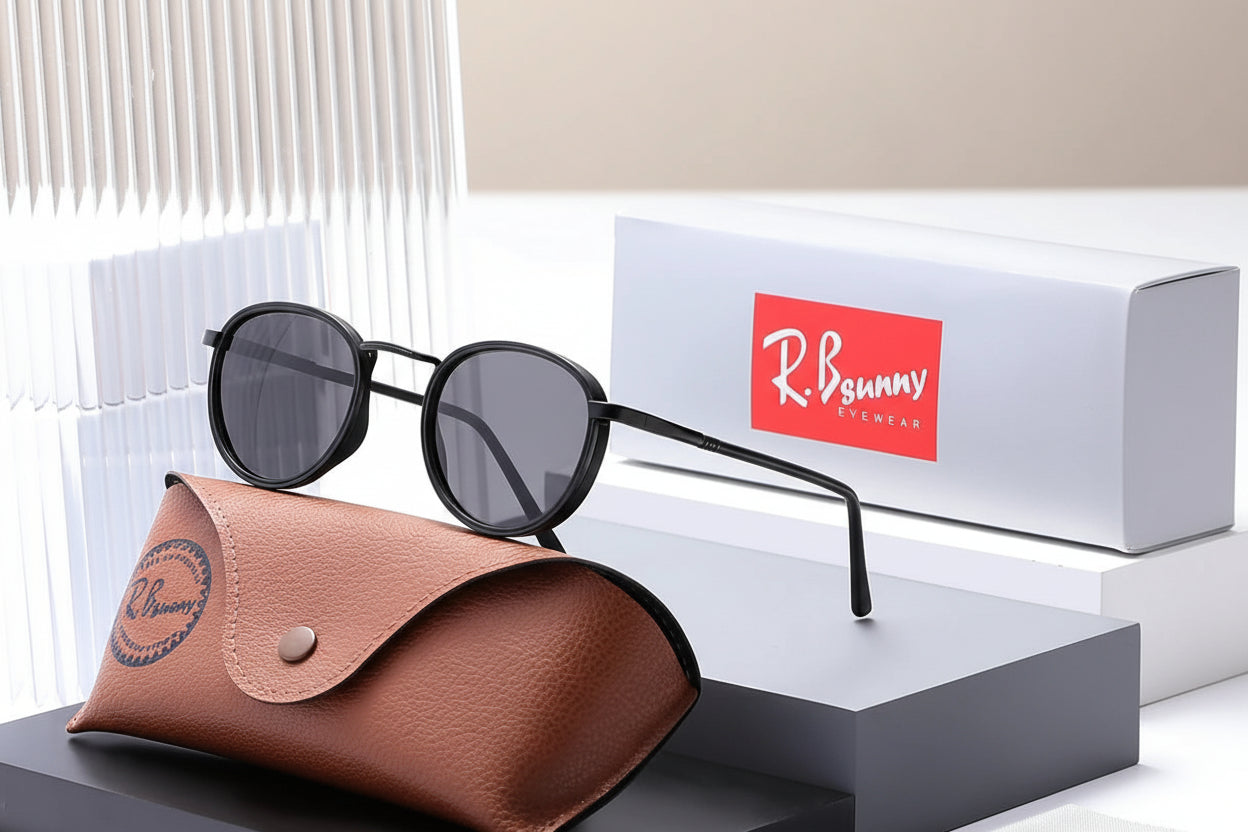 Polarized Round Frame Men Women - Multicolour