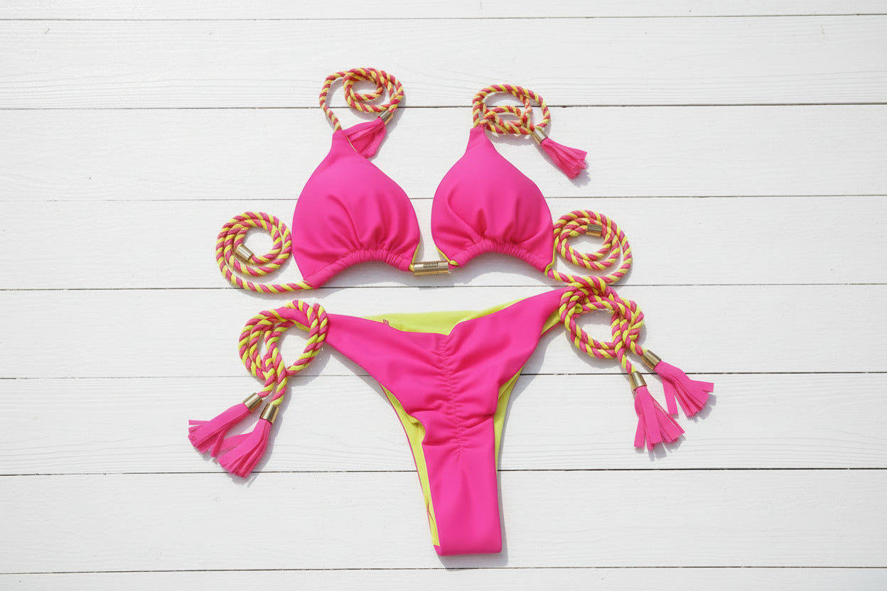 Bikini Rope Swimsuit - Multicolor