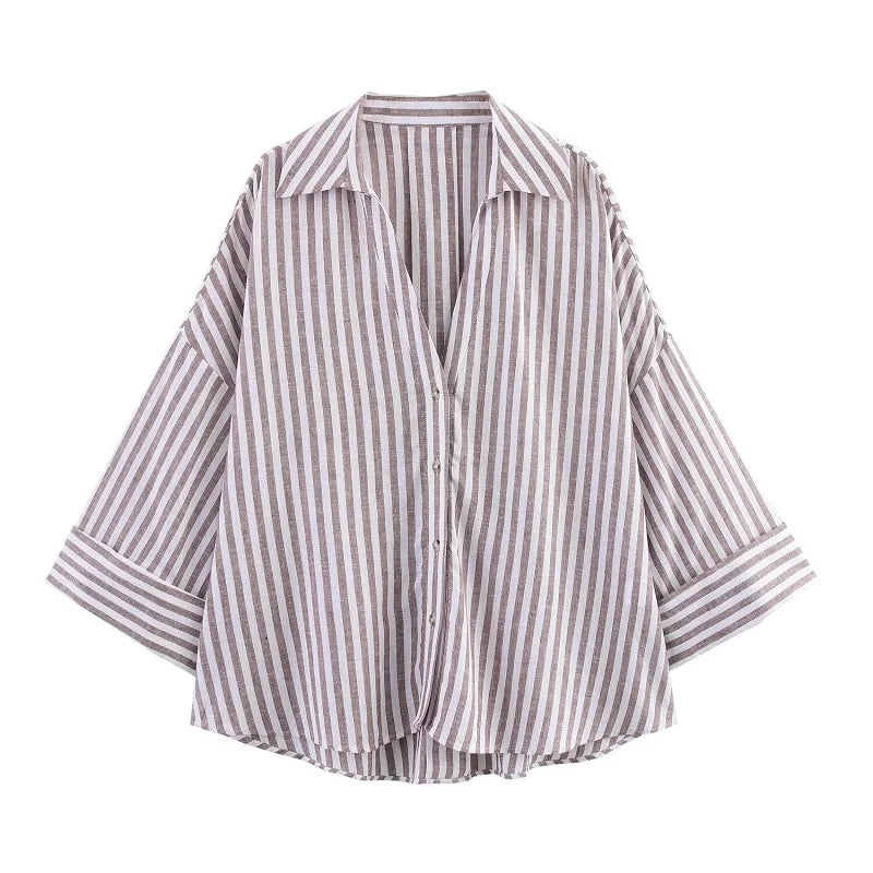 Shirts Striped Oversize