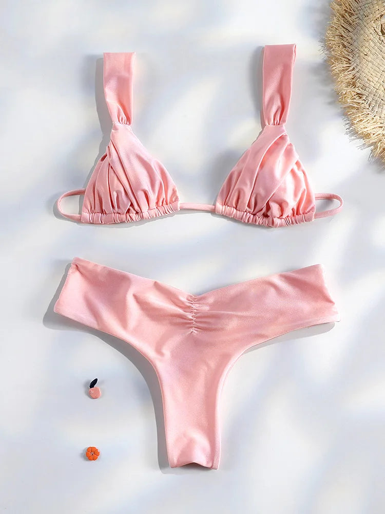 Bikini Set Solid - Multicolor