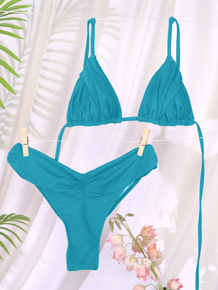 Bikini Set Solid - Multicolor