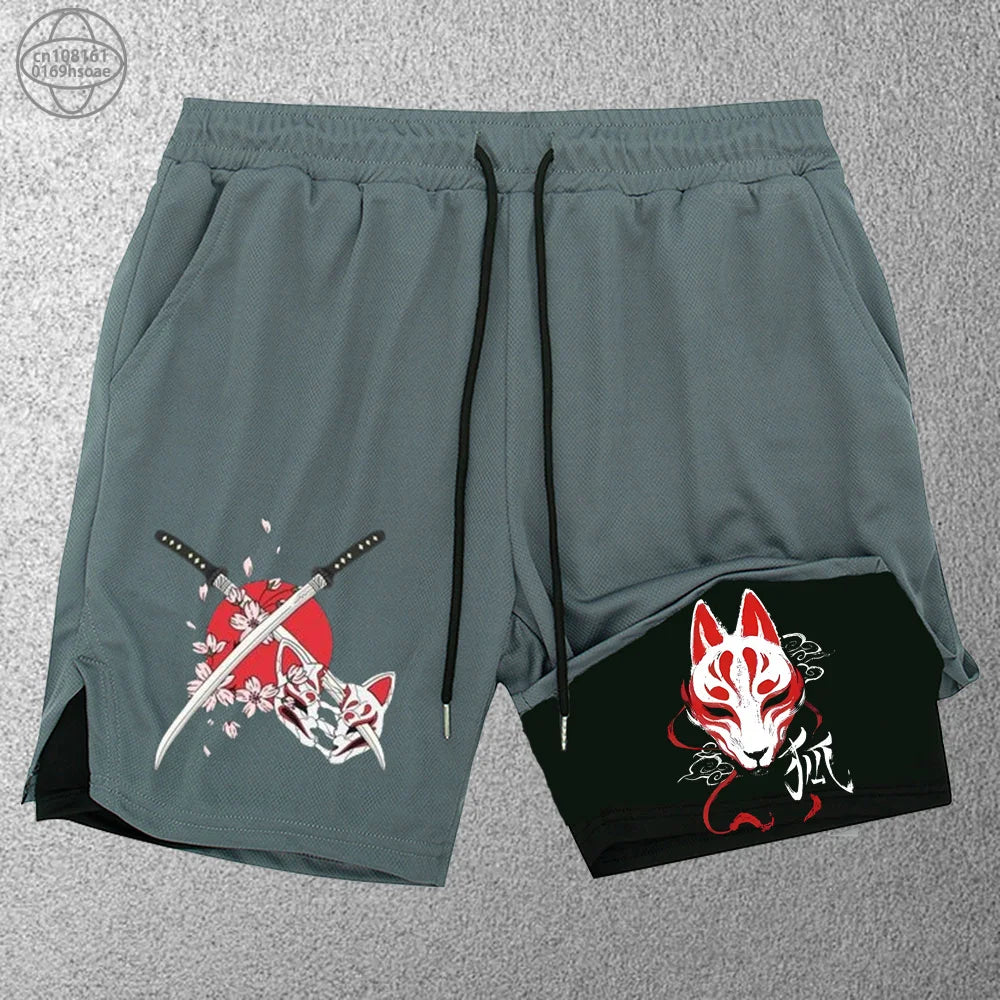 Printed Sports Shorts