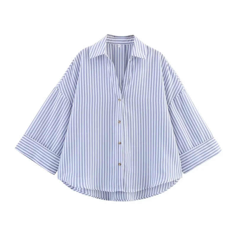 Shirts Striped Oversize