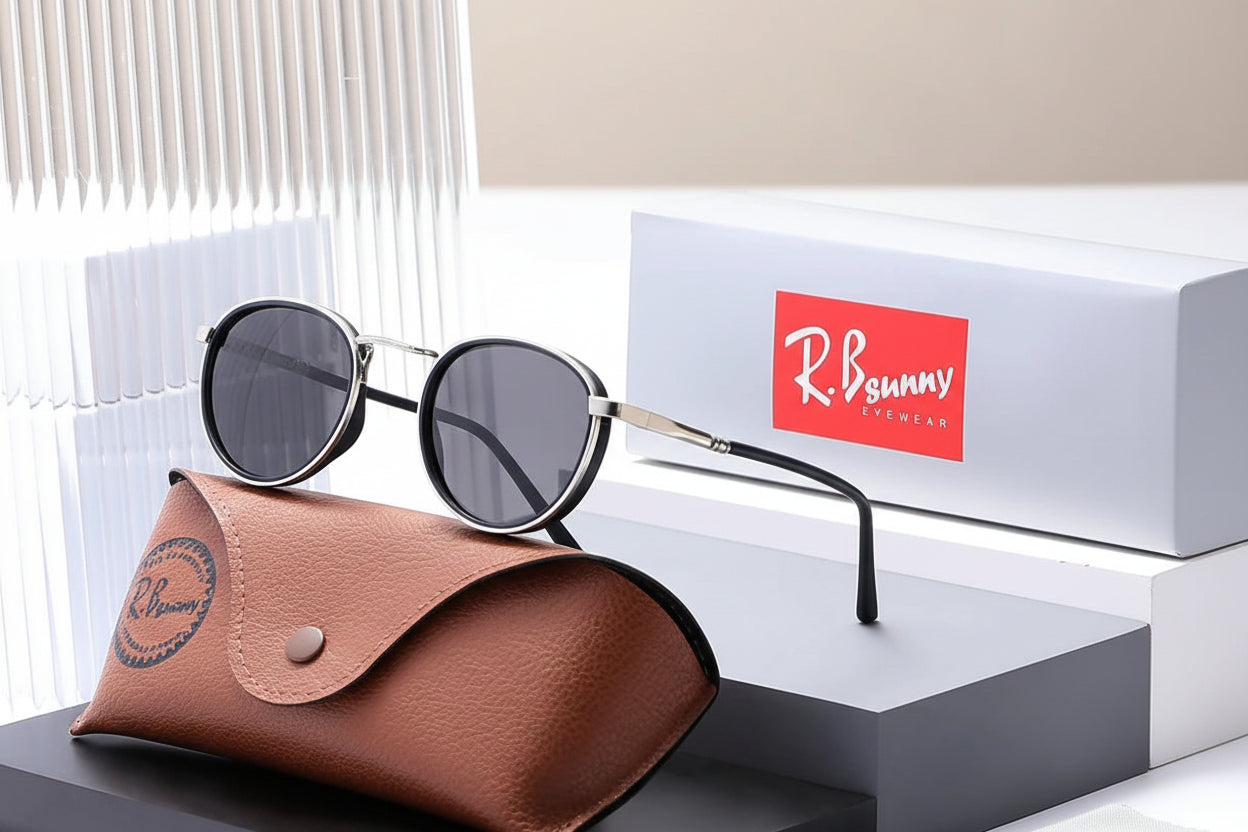 Polarized Round Frame Men Women - Multicolour