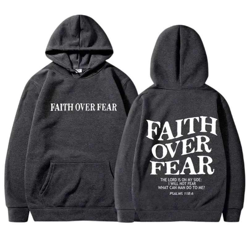 FAITH OVER FEAR Hoodie - Multicolor