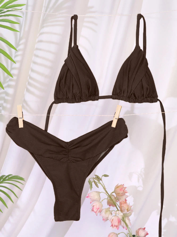 Bikini Set Solid - Multicolor