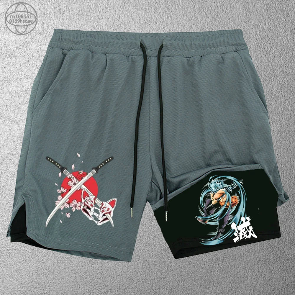 Printed Sports Shorts
