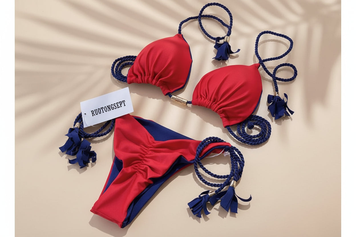 Bikini Rope Swimsuit - Multicolor