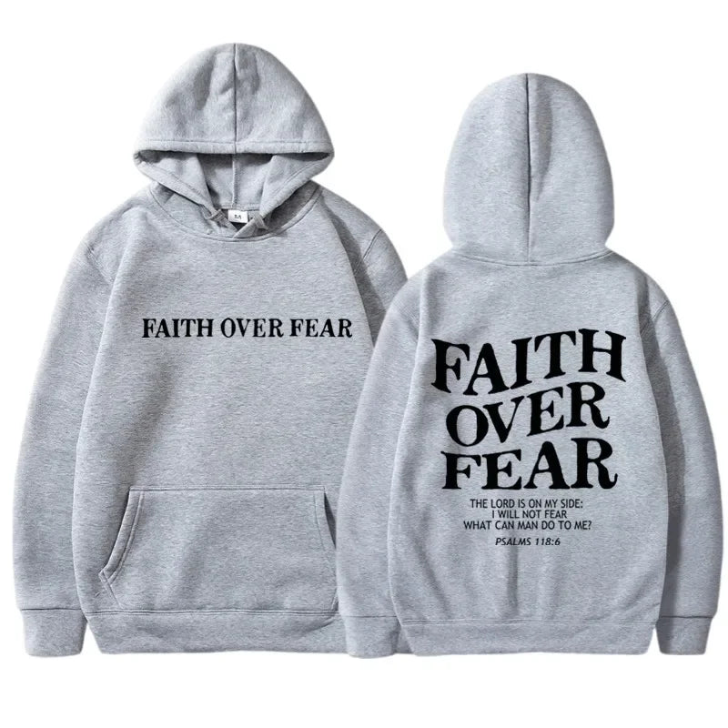 FAITH OVER FEAR Hoodie - Multicolor