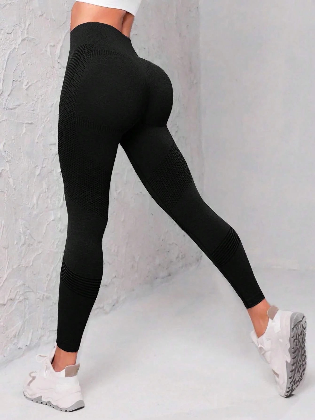 Waistband Sports Leggings - Multicolor
